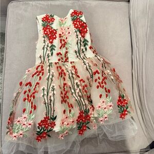 Halabaloo floral Embroidered Dress